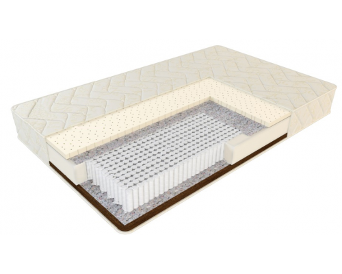 Матрас ''Премиал 8'' с латексом на блоке Multipocket / жёсткость средняя-низкая